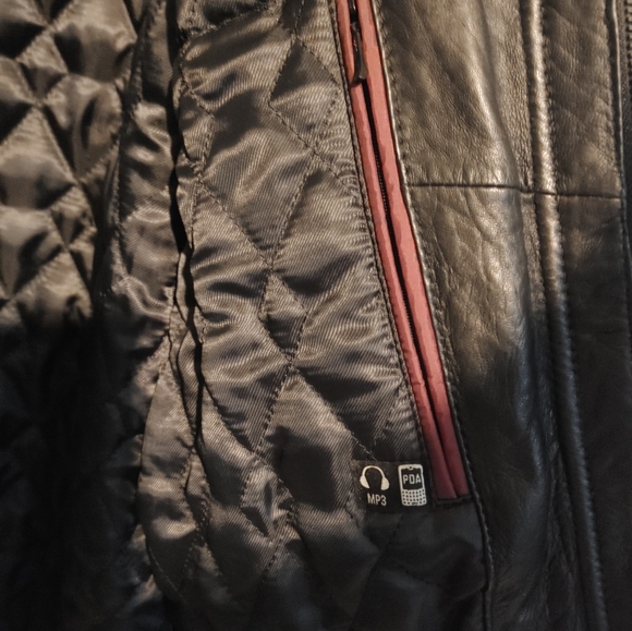 NWT! $500 DOCKERS NEW ZEALAND LAMB LEATHER JACKET MENS LARGE - Picture 9 of 9